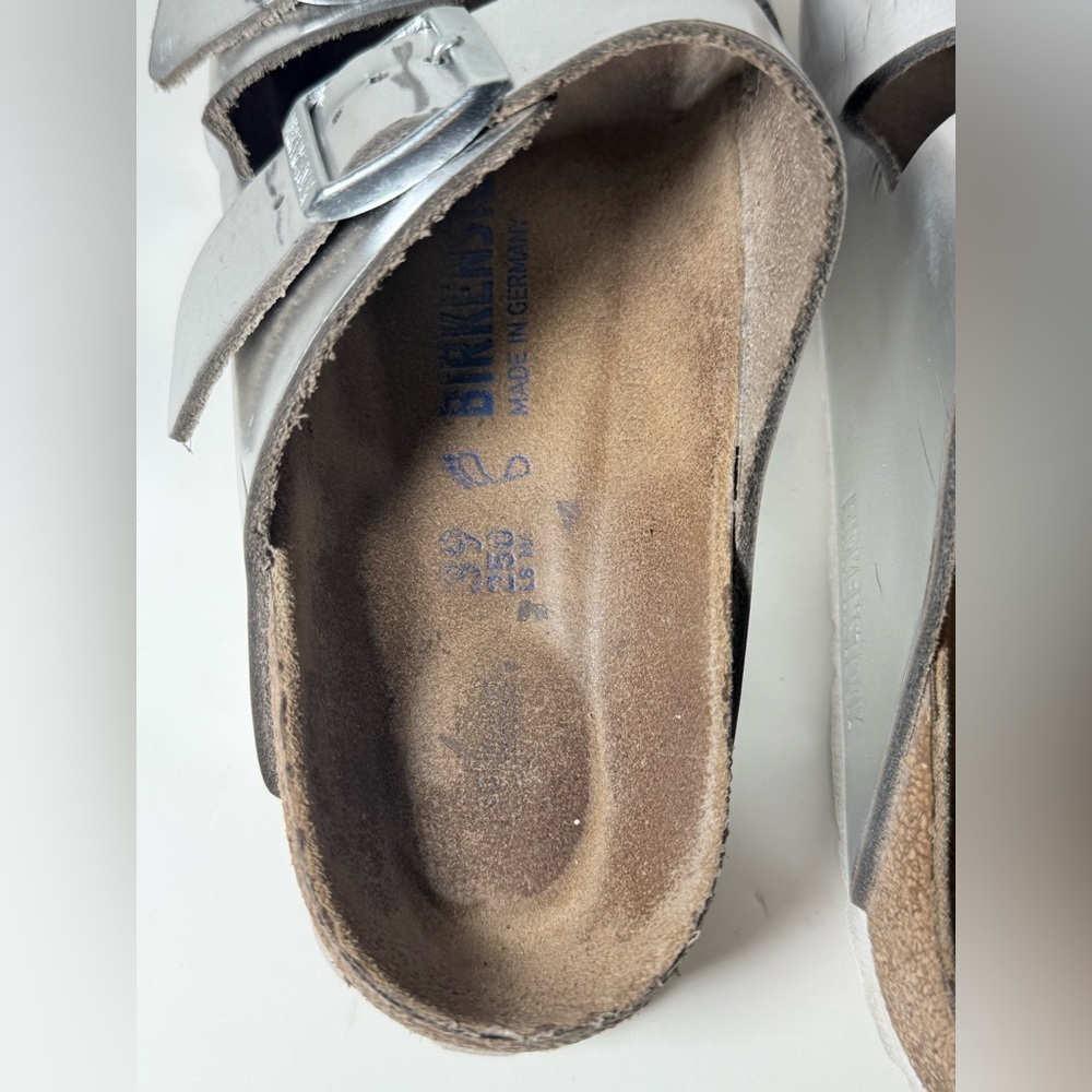 Birkenstock Arizona Soft Footbed
Leather - Metallic Silver - Picture 6 of 7